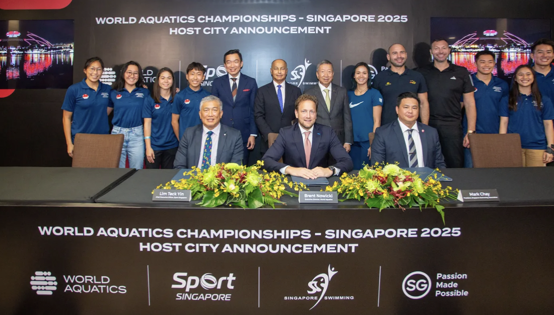 Scopri di più sull'articolo World Aquatics. Mondiali 2025 assegnati a Singapore. Ancora in Asia.