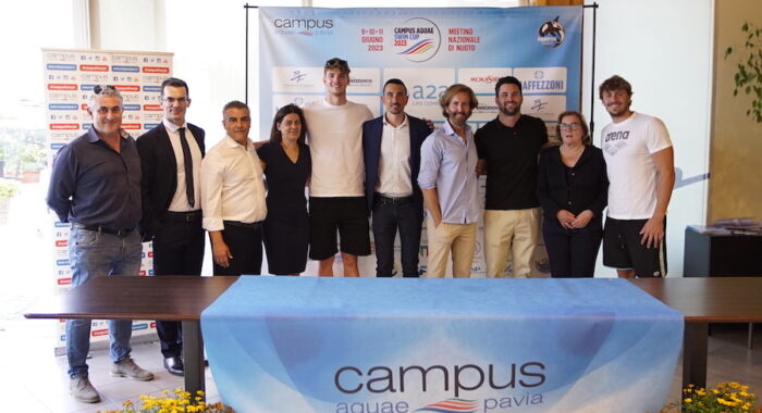 Presentato alla stampa il IV Campus Aquae Swim Cup. Le dichiarazioni di Martinenghi, Miressi e Orsi.