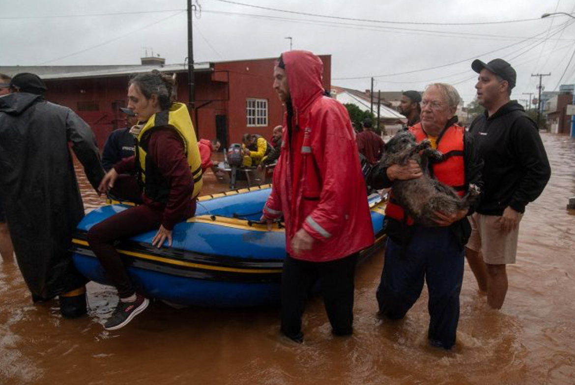 Scopri di più sull'articolo Brasile. Alluvione del Rio Grande do Sul alla vigilia delle selezioni olimpiche di Rio. 75 morti.