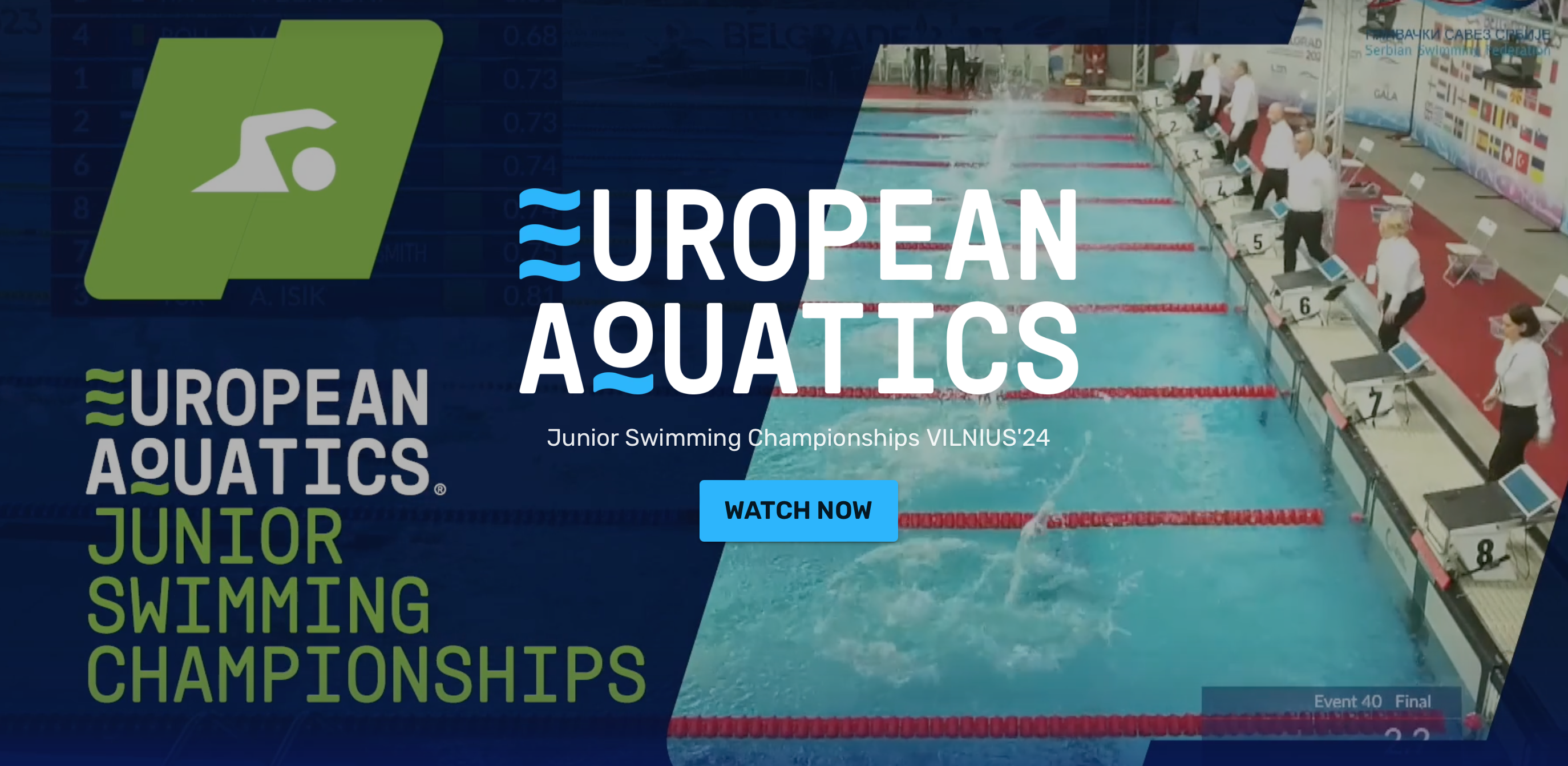 Scopri di più sull'articolo European Aquatics presenta la nuova piattaforma OTT. Il lancio agli Europei Juniores di Vilnius.