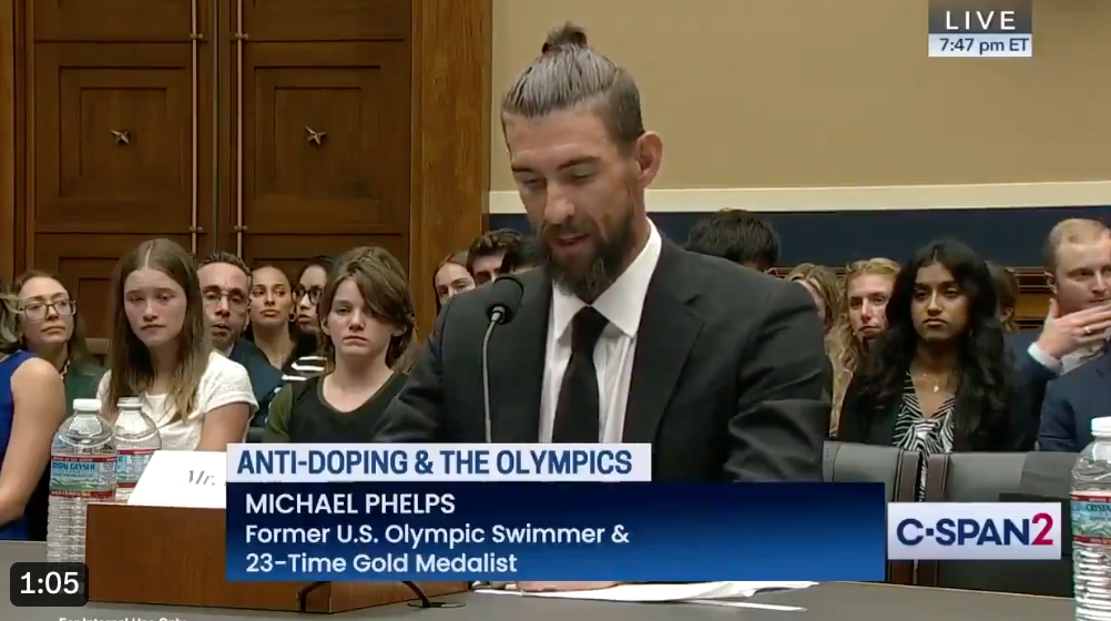 Scopri di più sull'articolo Antidoping. Michael Phelps e Allison Schmitt ascoltati dal Congresso degli Stati Uniti. La replica “denuncia” WADA.